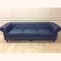 Darlings of Chelsea 4 Seater Leather Sofas