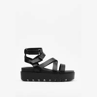 Debenhams Women's Black Ankle Strap Sandals