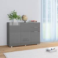 BETTERLIFE Grey High Gloss Sideboards