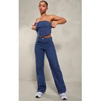 PrettyLittleThing Women's High Waisted Wide Leg Jeans