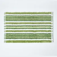 HOMESCAPES Green Bath Mats