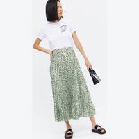 New Look Women's Green Pleated Skirts