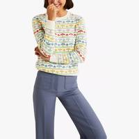 Boden Women's White Cotton Jumpers