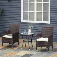 Wilko Outsunny Rattan Bistro Sets