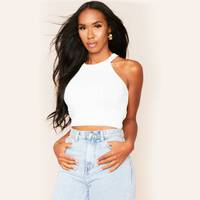 Missy Empire Women's Knitted Crop Tops