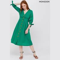 Monsoon Midi Dresses With Sleeves for Women