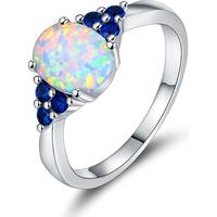 SHEIN Women's Opal Rings
