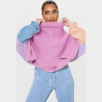 PrettyLittleThing Women's Pink Oversized Jumpers