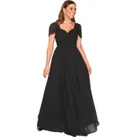 Krisp Women's Black Maxi Dresses