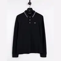 Emporio Armani Men's Black Polo Shirts