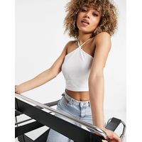 NA-KD UK Women's Halter Neck Crop Tops