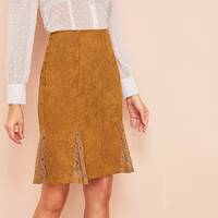 SHEIN Suede Skirts for Women