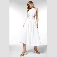 Karen Millen Women's White Midi Dresses