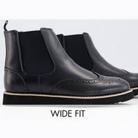 Truffle Collection Mens Wide Fit Shoes