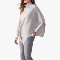 Pure Collection Wool Poncho for Women