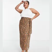 Never Fully Dressed Women's Leopard Midi Skirts