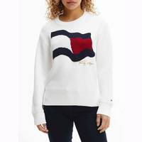 Tommy Hilfiger Women's White Cotton Jumpers
