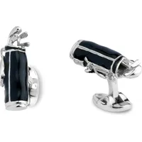 Wolf & Badger Deakin & Francis Men's Silver Cufflinks