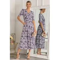 Jolie Moi Women's Navy Maxi Dresses