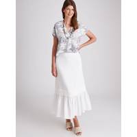 Secret Sales Women's White Pleated Skirts