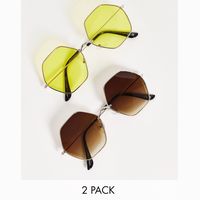 SVNX Women's Round Sunglasses