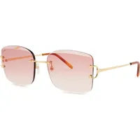 Harvey Nichols Cartier Women's Rimless Sunglasses