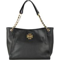 Tory Burch Women's Black Leather Tote Bags