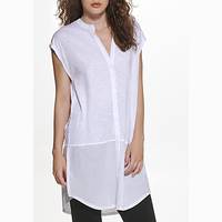 Bloomingdale's Women's White Linen Shirts