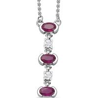TJC Women's Ruby Necklaces