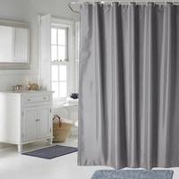 Neel Blue Fabric Shower Curtains