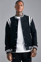 boohooMAN Men's Leather Bomber Jackets
