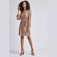 Dorothy Perkins Women's Long Sleeve Sequin Dresses