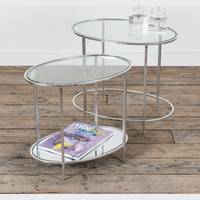 Canora Grey Glass And Metal Tables