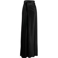 FARFETCH Women's Black Satin Skirts