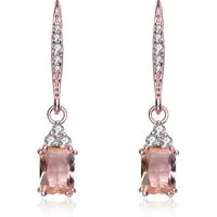 Wolf & Badger Genevive Jewelry Women's Rose Gold Earrings