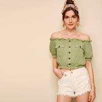 Women's Off The Shoulder Blouses from SHEIN