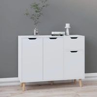 B&Q Berkfield White Sideboards