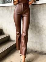 Milanoo Women's PU Trousers