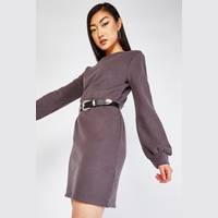 Everything5Pounds Women's Grey Jumper Dresses