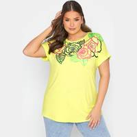 Yours Clothing Women's Sequin T-shirts