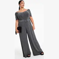 Simply Be Women's Glitter Jumpsuits