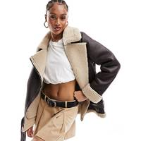 Only Women's Brown Aviator Jackets