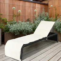 Ebern Designs White Sun Loungers