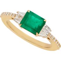 Wolf & Badger Artisan Furniture Women's Emerald Rings