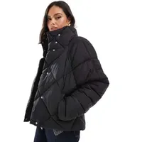 ASOS Women's Black Quilted Jackets