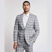 Jacamo Men's Grey Check Suits
