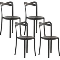Beliani Black Dining Chairs