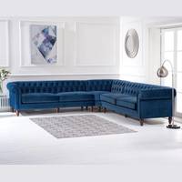Mark Harris Furniture Blue Velvet Sofas
