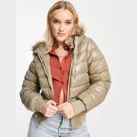 ASOS Brave Soul Women's Brown Puffer Jackets