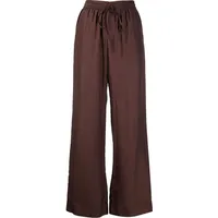 P.A.R.O.S.H. Women's High Waisted Silk Trousers